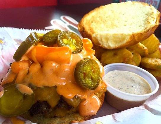 Jalapeño Cheese Crunch Burger