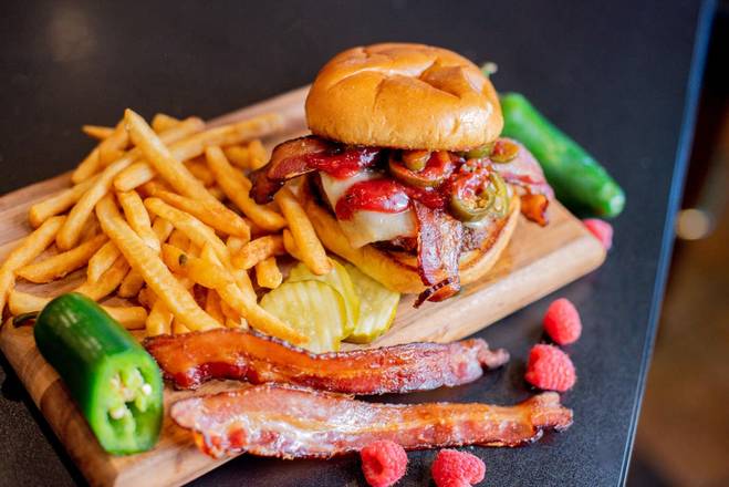 JalapeÃ±o Popper Burger