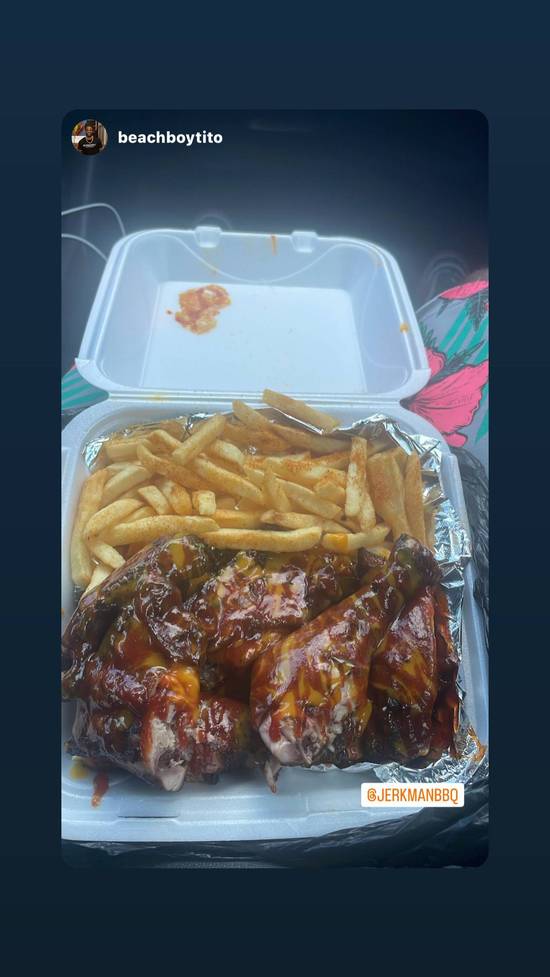 Jerk Chicken W/F (LARGE)