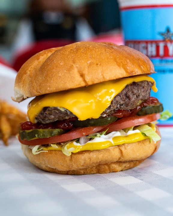 Junior 1/4 lb Cheeseburger