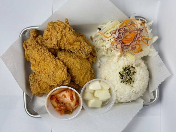K1 set (6pcs Wings or 8oz Boneless + Rice)