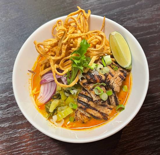 Khao Soi Grilled Chicken (Chiang Mai Noodle Soup)