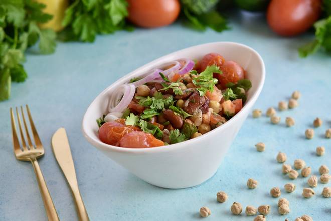 Kidney and Garbanzo Bean Salad
