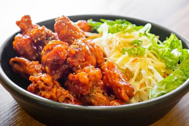 Korean Style Fried Chicken Wings / ì–‘ë… ë‹ë‚ 개튀김 -(12 pcs)