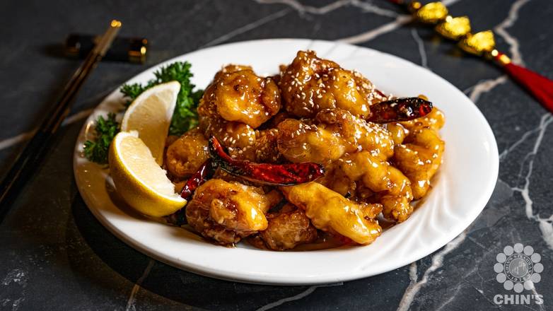 (L) Spicy Honey & Sesame Double Delight (Chicken & Shrimp)