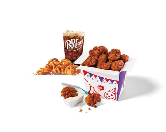 Large Nashville Hot Popcorn Chicken Small Box Combo
