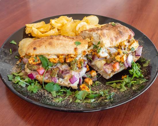 Lemon Pepper Paneer Sandwich