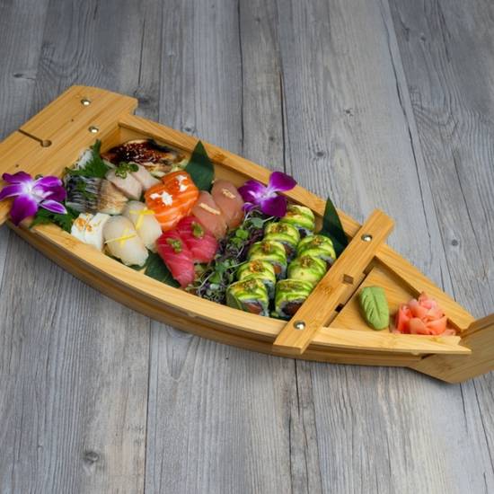 L:Nigiri & Sashimi (3 nigiri, 4 sashimi)