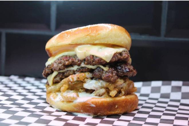 Loaded Swiss Mushroom Burger