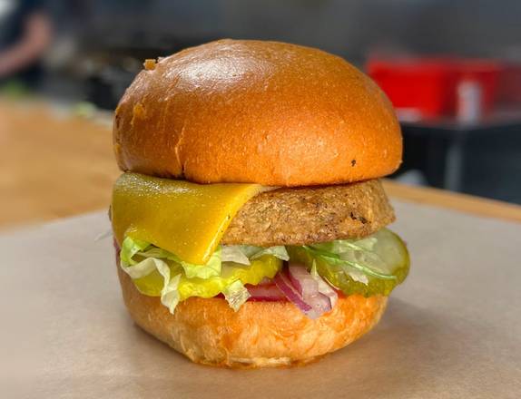 lucinda's veggie burger