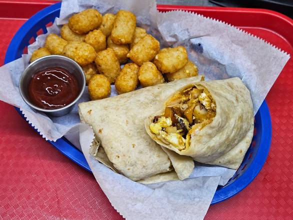 Luna's Brkfst Burrito Combo