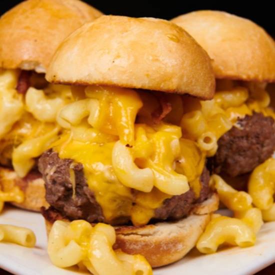 Mac 'N Cheese Mini Burgers