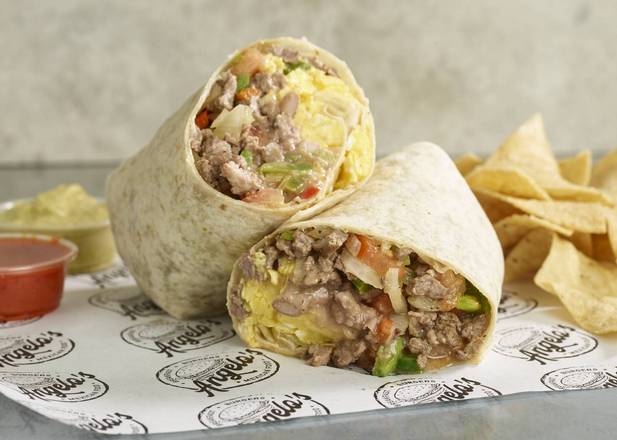 Machaca Breakfast Burrito