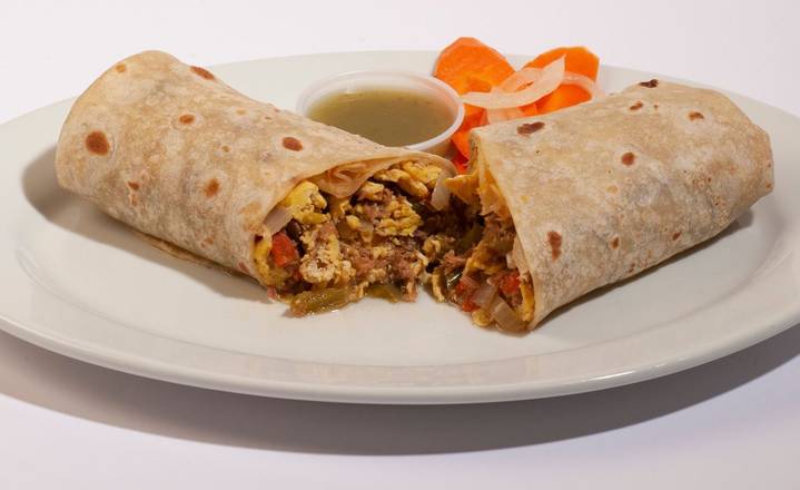Machaca Burrito (Shredded Beef and Egg)