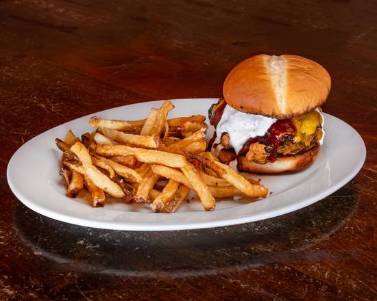 Maple Bacon Whiskey Burger