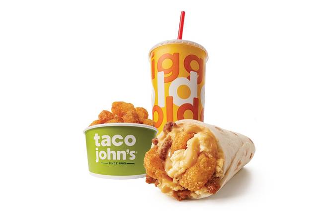 Meat & Potato Breakfast Burrito Combo