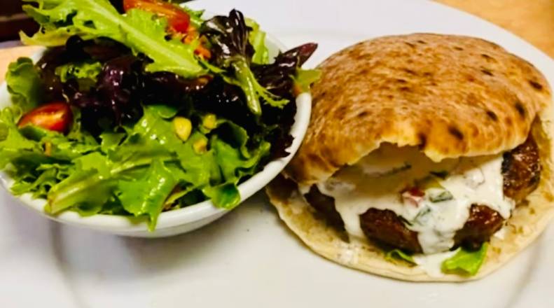 Mediterranean Lamb Burger*