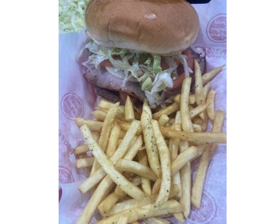 Mexican Cheese Burger Combo