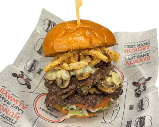 Mushroom Swiss Burger