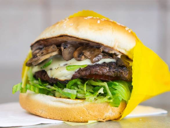 Mushroom Swiss Burger