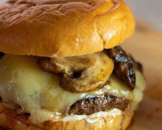 Mushroom Swiss Burger