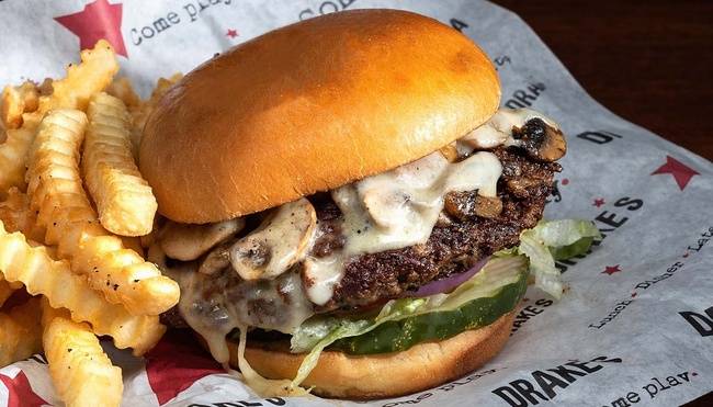 Mushroom Swiss Burger