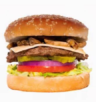 Mushroom Swiss Burger