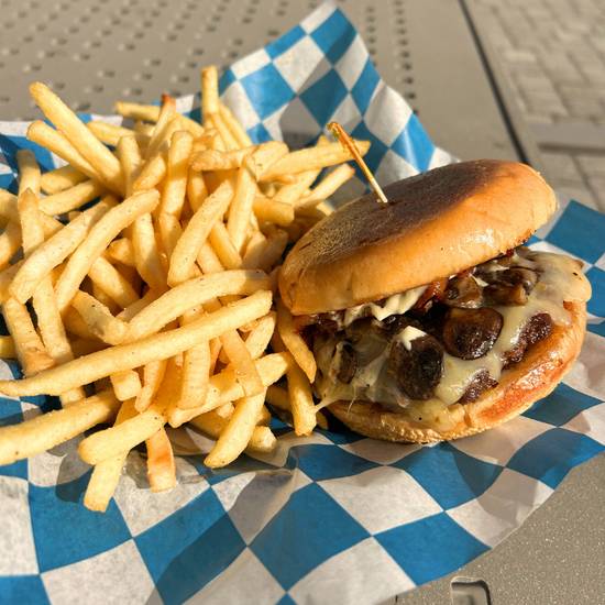 Mushroom Swiss Burger
