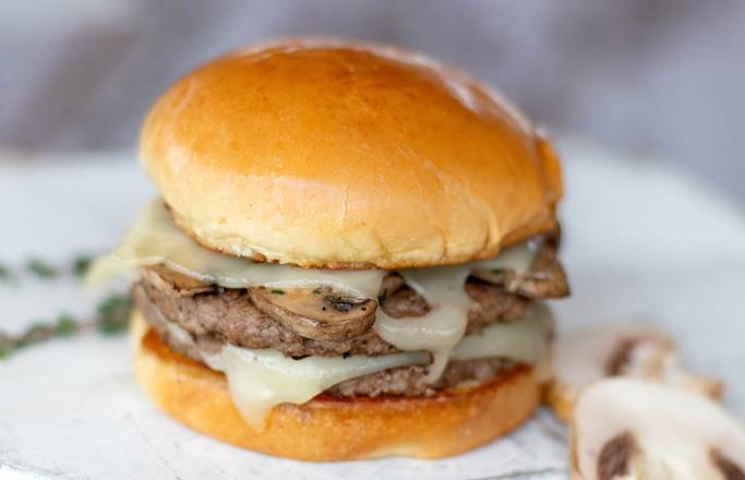 Mushroom Swiss Burger