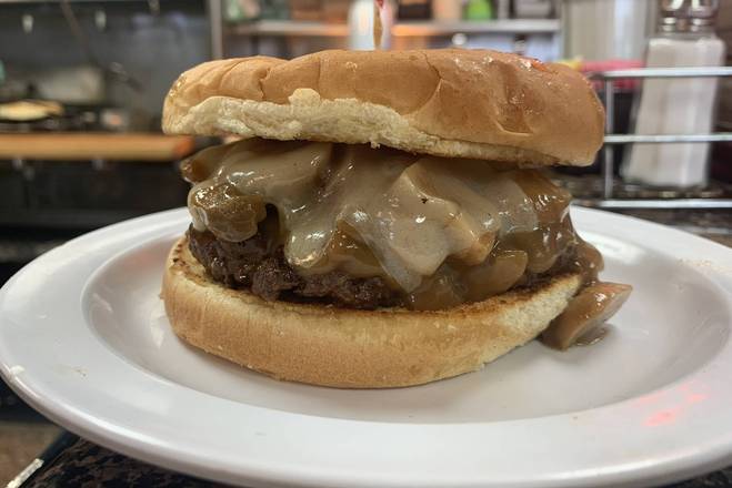 Mushroom Swiss Burger