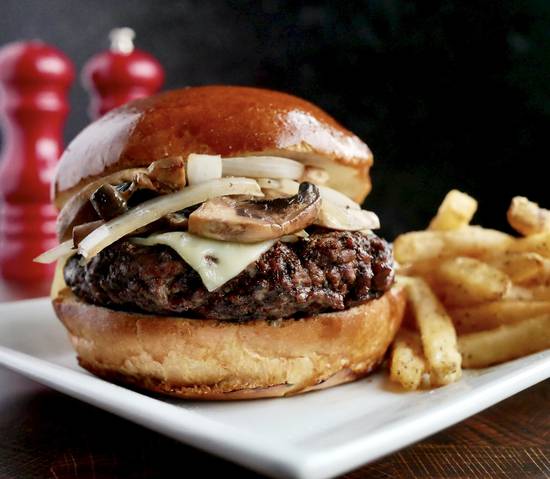 Mushroom Swiss Burger