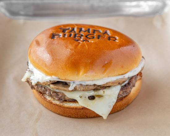 Mushroom Swiss Burger