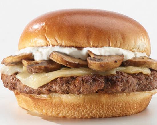 Mushroom Swiss Burger
