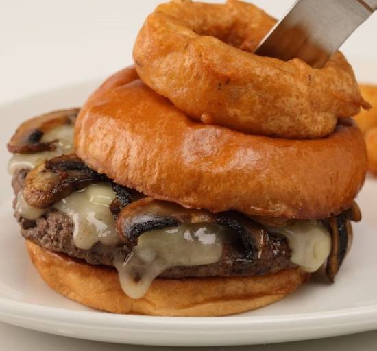 Mushroom Swiss Burger