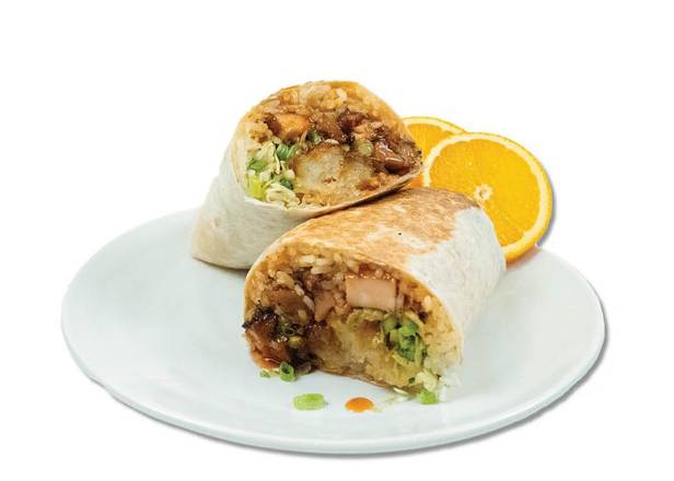 NEW: ORANGE CHICKEN BURRITO