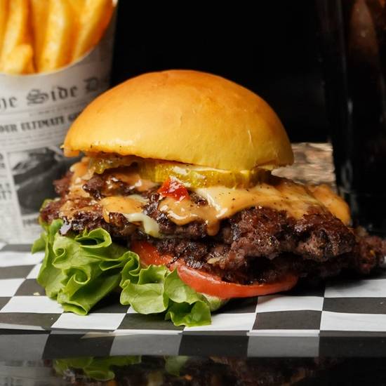 Oklahoma Fried Onion Burger