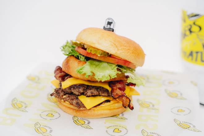 Onion Ring & Bacon Burger