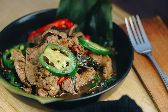Pad Gra Pow Beef