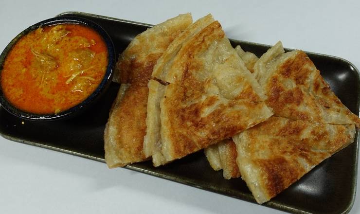 Palata with Chicken Curry Dip