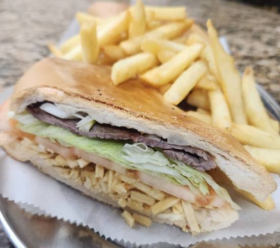 Pan Con Bistec