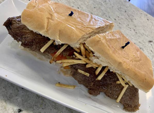 Pan con Bistec Sandwich