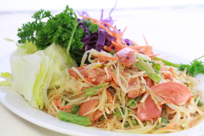 Papaya Salad - - à¸ªà¹‰à¸¡à¸•à¸³