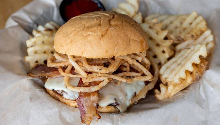 Peanut Butter Bacon Burger