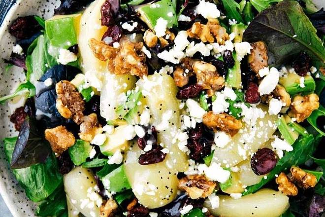 Pear Walnut Salad