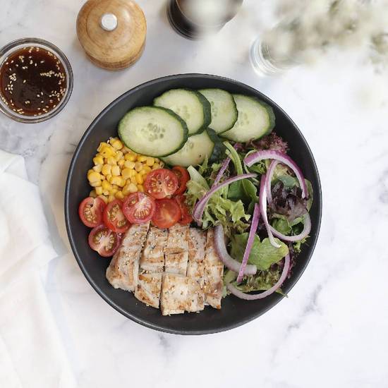 Pepper Salad with Chicken