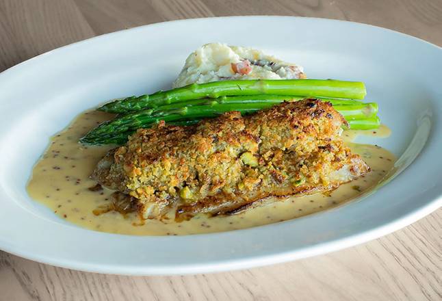 Pistachio-Crusted Grouper