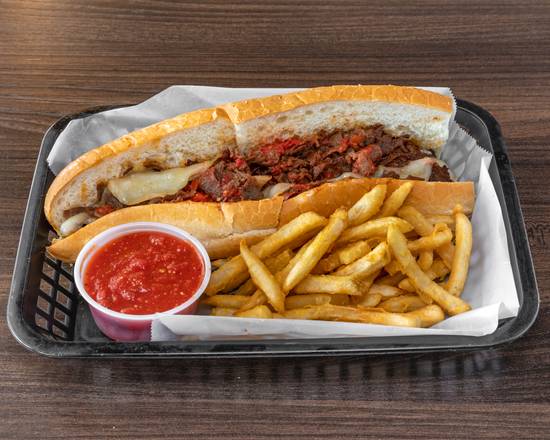 Pizza Steak Sandwich