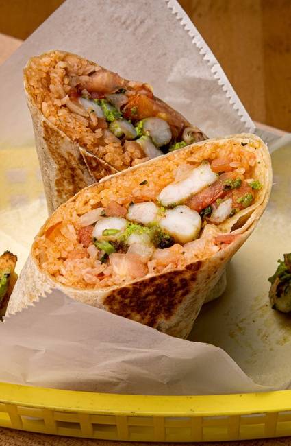 Pollo Asado Burrito--