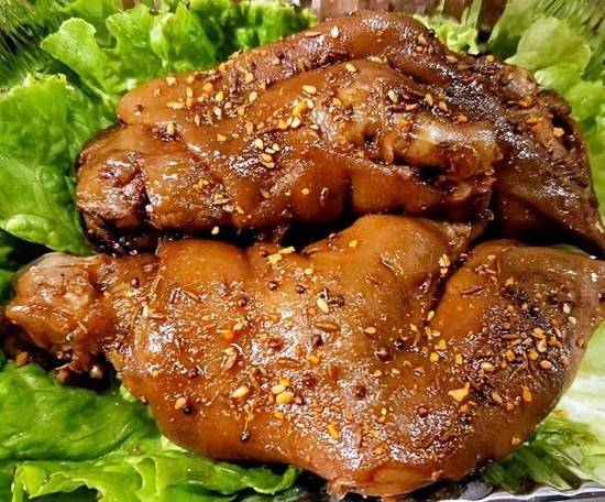 Pork Feet Skewer 1Ea 烤å¤çŒªæ‰‹ 1/åª