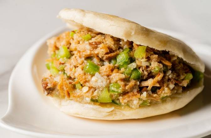 Pork Pita Burger W/ Garlic & Green Pepper è…Šæ±è‚‰å¤¹é¦(åŠ è’œå’Œé’æ¤’)